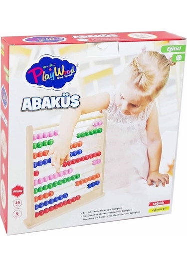 Onyıl Ony-378 Kutulu Ahşap Büyük Abaküs