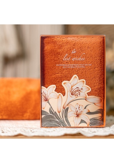 Skycity Yeşil Renkli Koral Yün Havlu lik Kutusu - 35x35 Cm 100% Poliester Fiber