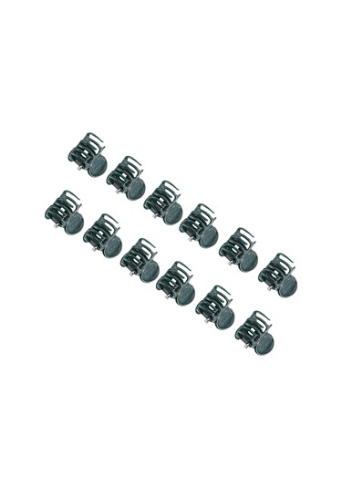 Ximistore9 100 Adet Plastik Bahçe Bitki Tutucu, Orkide Ve Çiçek Gövdesi Desteği, Kolay Kullanım, Yeşil Renk