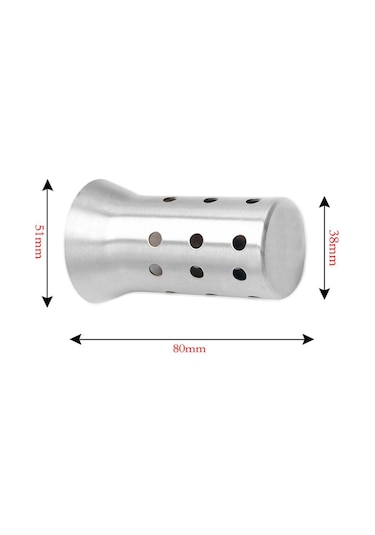 Suntek Evrensel Motosiklet 51mm Egzoz Susturucu Bölme Susturucu