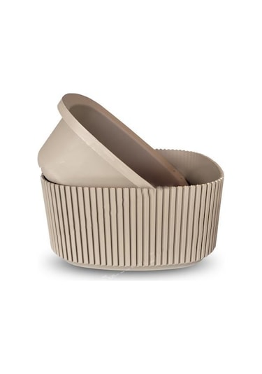 Omnipazar Krs-247 Pera Dekoratif Aranjman Kaktus Sukulent Saksı 1 Litre No 1