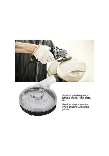 Besthome1 Şeffaf Taşlama Kapağı - Toz Önleyici Açılı Taşlama Kesme Koruyucusu, Dayanıklı Polikarbonat