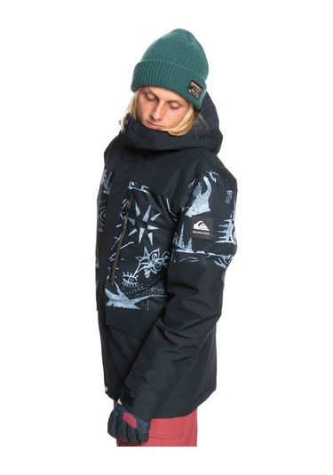 Quiksilver - Mıssıon Prınted Block Jk Siyah Siyah