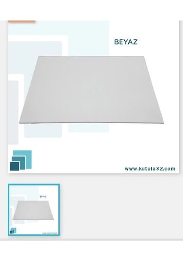 30 30 Mdf Kaplamalı Pasta Altlığı Beyaz 10 Adet