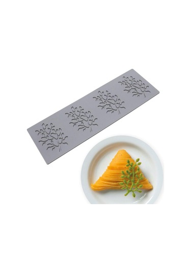 Çikolata Şablonu Pişirme Aleti Fondant Kalıp Pasta Süsleme Kenar Silikon Kalıp Pasta Dantel Kalıbı Stil F