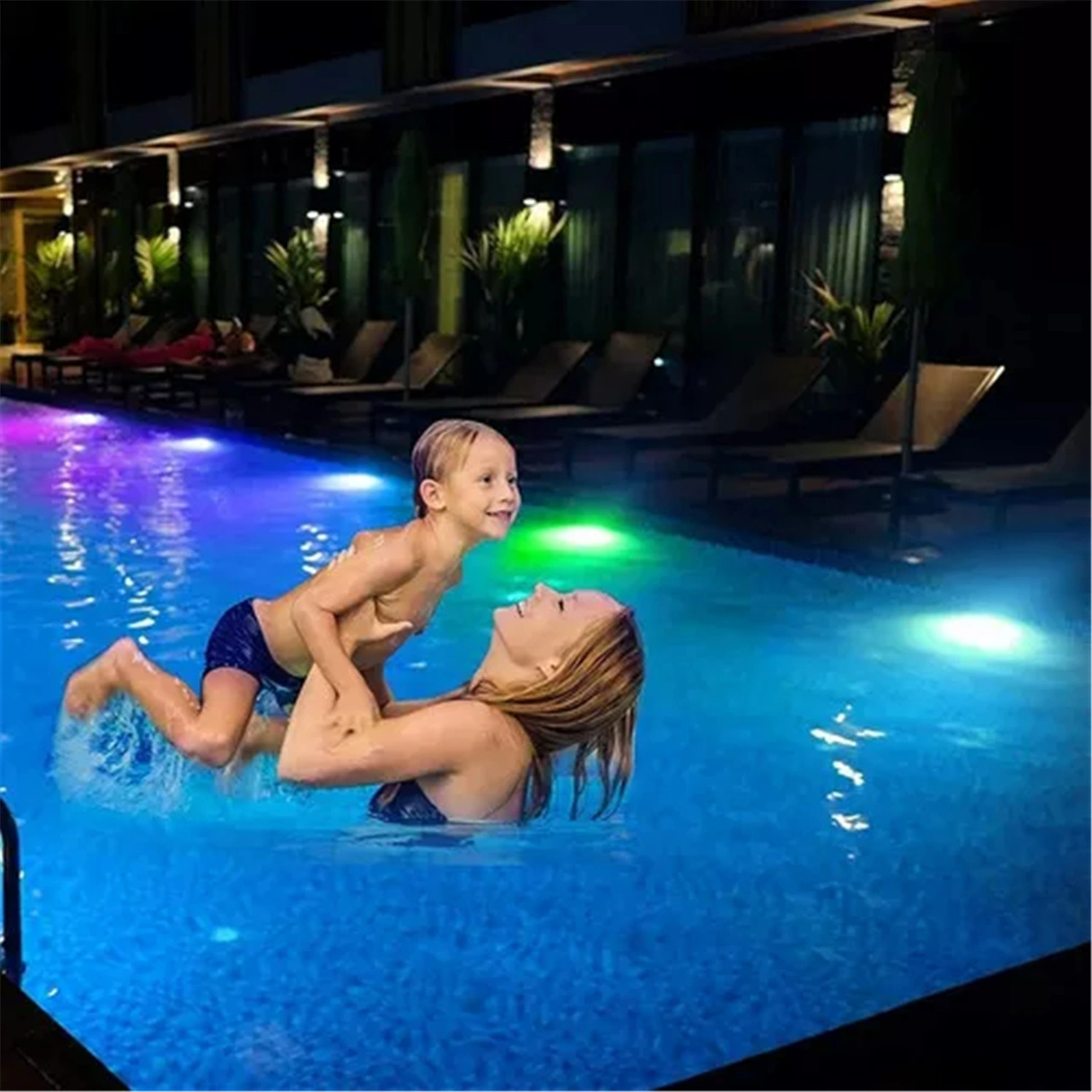 Xindoker Siyah Renkli Güneş Enerjili Led Basamak Lambası Seti 8 Adet - Dış Mekan İçin Su Geçirmez, Otomatik Aç/kapat, Renkli Işık, Bahçe/evreği/trampeliny Aydınlatma Siyah