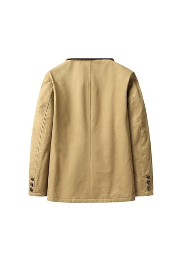 Simicg Erkek İş Ceketi Gündelik Ceket-haki Haki