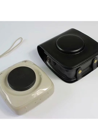 Cbtx Fuji Instax Square Sq20 Pu Deri Kamera Koruyucu Kapak - Siyah
