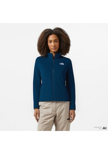 The North Face 100 Glacier Kadın Mavi Polar - Nf0a855o1no1 Mavi