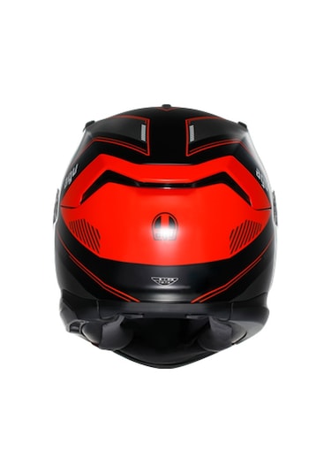 Agv K7 MPLK Kyber Motosiklet Kaskı Siyah - Kırmızı
