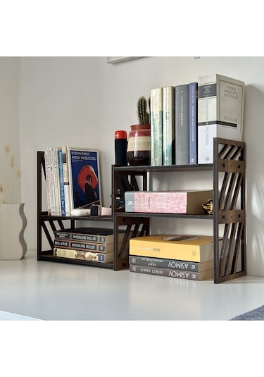 Mk30-masaüstü Kayar Kitaplık Ceviz