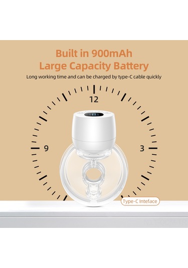 Qingmipy Elektrikli Göğüs Pompası - 3 Mod, 9 Emiş Seviyesi, 240ml Süt Toplayıcı, Taşınabilir Ve Sessiz