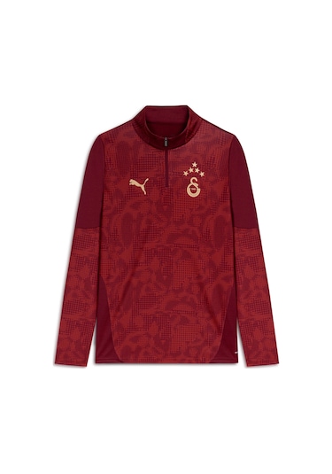 Puma Galatasaray Erkek Antrenman Fermuarlı Üst 782887 03 KIrmızı
