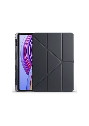 Nourthkiingdom Poco Pad Kılıf Nrtk Tri Folding Kalem Bölmeli Standlı Kılıf - Mor Diğer