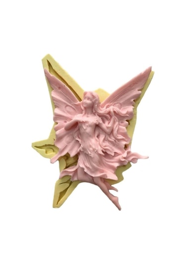 Peri Kızı Şeklinde Silikon Pasta Ve Seker Hamuru Kalibi 17,5x11,5x2 Cm 6