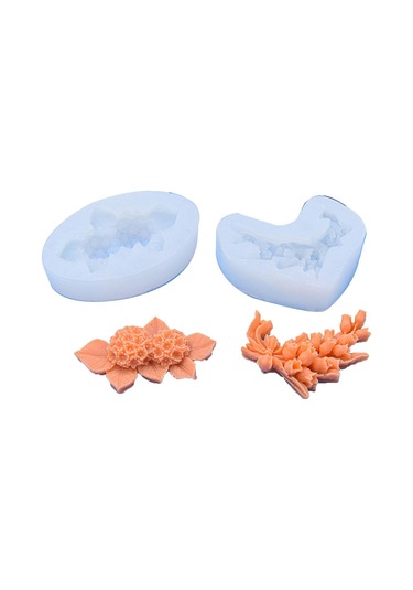 Silikon Çikolata Kalıpları, Fondan Kalıpları, Çiçek Şeklinde Sili Diğer