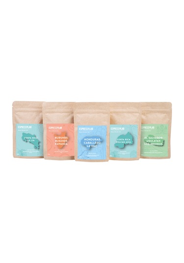 Dünya Kahveleri Deneme Seti Çekirdek Kahve – 5 Farklı Tür, 250 gr Premium Kahve Paketi