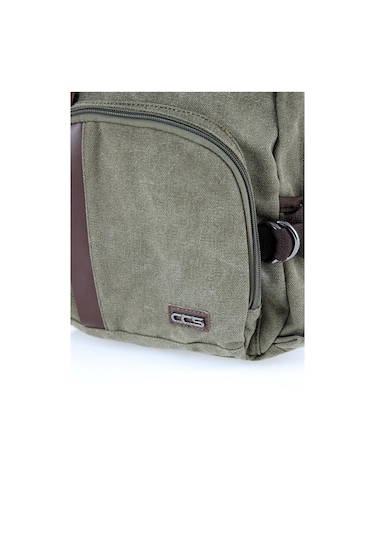 Ççs 51810 Kanvas Kumaş Sırt Çantası Haki