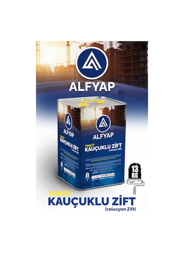 Alfyap Kauçuklu Zift İzolasyon Zifti 13 Kg