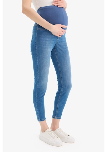 DeFacto Skinny Fit Yüksek Bel Düz Paça Standart Boy Hamile Pantolon Z6882AZ24SPNM39