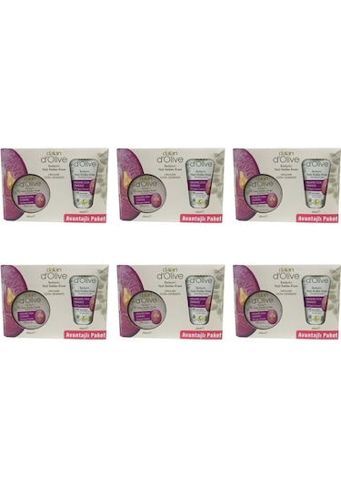 Dolive Besleyici Krem 300 Ml + 60 Ml Üzüm Çekirdeği Seti 6 Set Bi