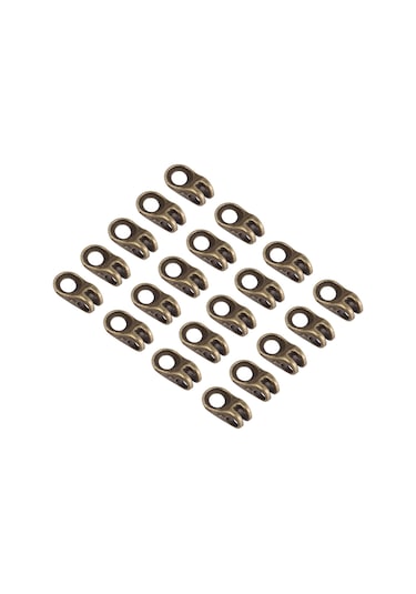 Padalink 20 Adet Kayağaç Ayakabısı İpi Kanca, Alaşım Malzeme, Dayanıklı, Dışarı Ayakkabısı Ve Çanta Askı Bağlantısı İçin, Kiremit Rengi, Dıy El Sanatları Aksesuarı