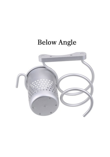 Fortunelane Duvar Tipi Saç Kurutma Tutucu - Alüminyum, Saç Testeresi Tarak İçin Konforlu Saklama Diğer Banyo Aletleri Diğer