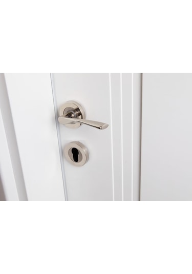 Nikel Brawo Yale Kapı Kolu Ön - Arka Takım