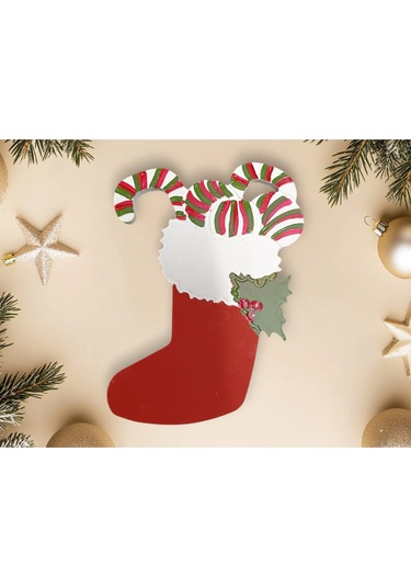 Noel Çorabı Şeklinde Sunumluk - Yılbaşı, Noel, Özel Etkinlik, Sun Diğer