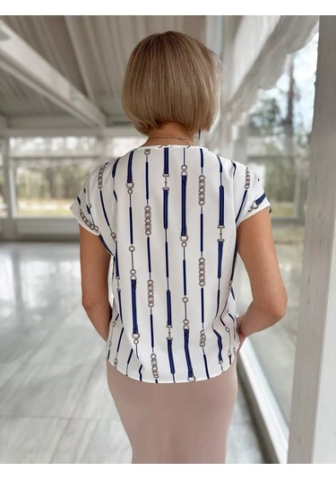 Nıka & Collectıon Ceket Altı Giyilebilen Kısa Kollu Bluz 221901284