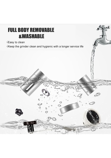 Createtech El İle Kullanımı Kolay Taşınabilir Kahve Değirmeni - Paslanmaz Çelik Konik, 40g, Ayarlanabilir, Fransız Pres & Türk Kahvesi Diğer