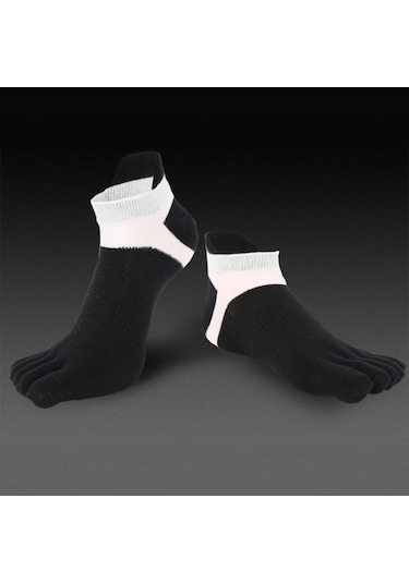 Homyl Erkekler Ve Kadınlar Için Ayak Bileği Çorap Pamuklu Siyah