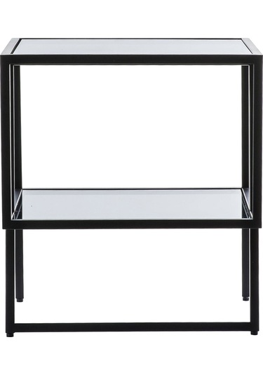 Miranda Siyah Metal&cam Yan Sehpa