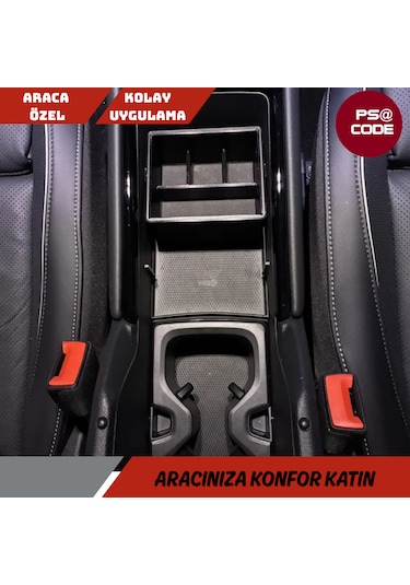 Volkswagen Tiguan 2024 Ve Üzeri Orta Konsol Saklama Kutusu-kolçak