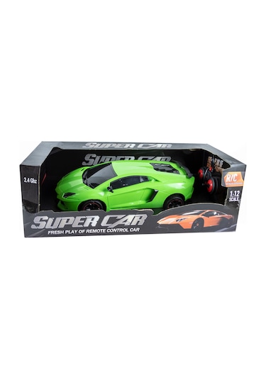 1:12 Uzaktan Kumandalı Süper Sport Araba Şarjlı Işıklı Yeşil
