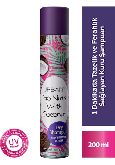 Urban Care Go Nuts With Coconut Kuru Şampuan 200 ML