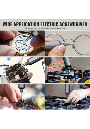 Motion003 Mini Elektrikli Tornavida Seti 5 Tork Ayarli Led S2 Matkap Uclari Laptop Tamir Takimi 1 Takim 68 1