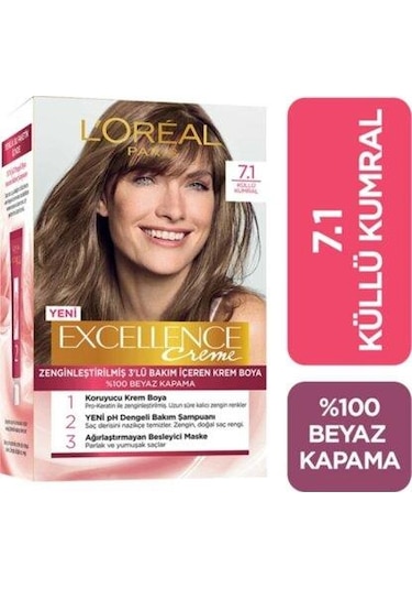 Loreal Excellence Set Boya 7.1 - Kumral Küllü