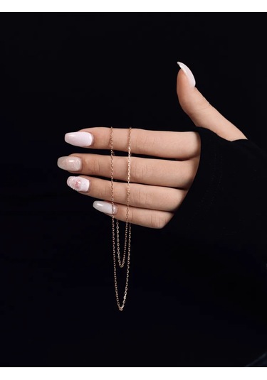 Voznesenskij Uvelirnyj Zavod 925 Ayar Altın Kaplama Ankraj Gümüş Kolye 251187209 Altın