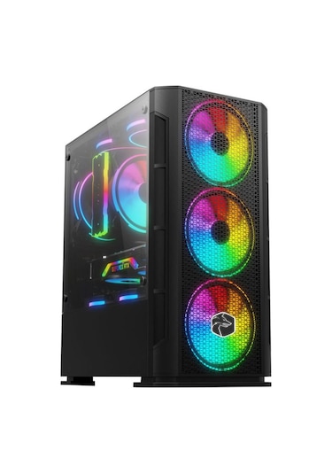 Zeiron Wizard X70 R5-5600X 32 GB 1 TB HDD + 256 GB M.2 SSD RTX3050 24" Dos Masaüstü Oyuncu Bilgisayarı