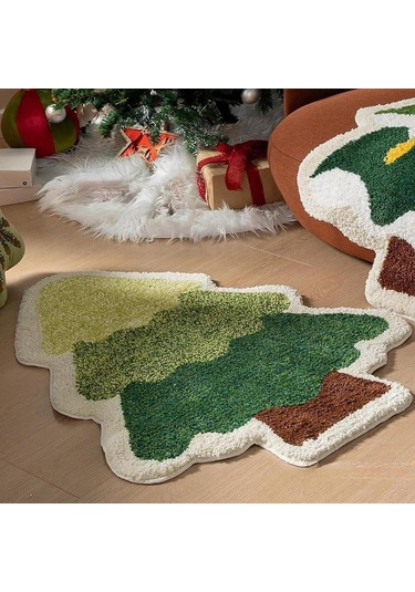 Suntek Yılbaşı Ağacı Halısı Nordic Sağlam Yumuşak Stil-b Stil B