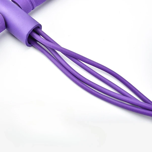 Xuweiwei Çok Yönlü Fitness Direnç Bandı - Mor Tam Vücut Antrenmanı Mor