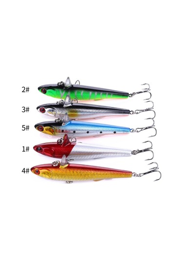 Hengjai 1 Adet Minnow Balıkçılık Cazibesi Wobbler Biyonik Kalem Yapay Bas Levrek Yem Dudaksız Mücadele