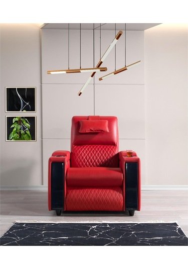 Anika Tekli Koltuk Rehome Sinema Koltuğu 97x97x105 Cm Kiremit