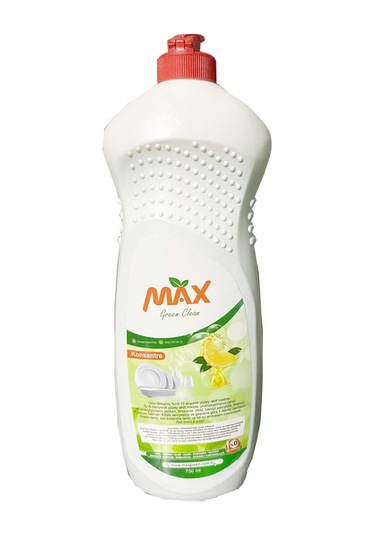 Max Green Limon Kokulu Bitkisel Sıvı Bulaşık Deterjanı 750 ML