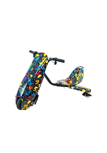 Drift Car Elektrikli Kaykay Drift Scooter Bluetooth  Grafity Desenli Kasa