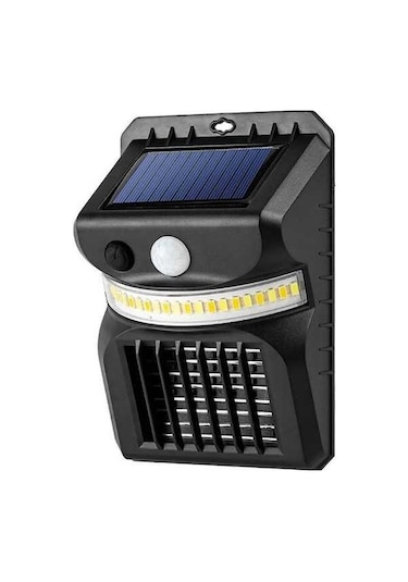 Moly Türk Güneş Enerjili Sinek Öldürücü Duvar Lambası: Hareket Sensörlü, Çok Fonksiyonlu, Beyaz-sarı-mor Işık