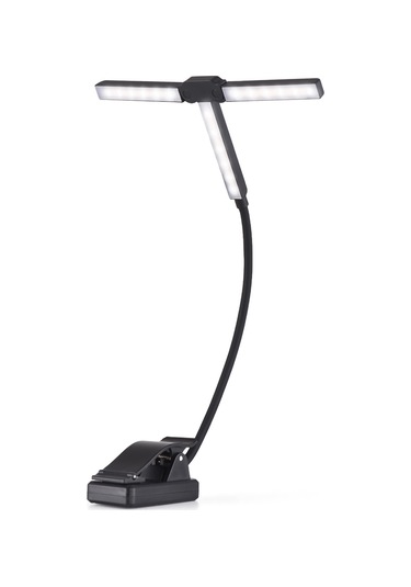 Ruicoo Usb Şarjlı 4 Renk Tonlamalı 51 Led'li Göz Koruyucu Müzik Notası Klips Lambası - Taşınabilir Mini Kitap Klips Lambası