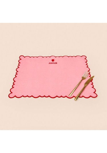 Evidea Soft Amore Amerikan Servis - Pembe - 30x50 Cm Pembe