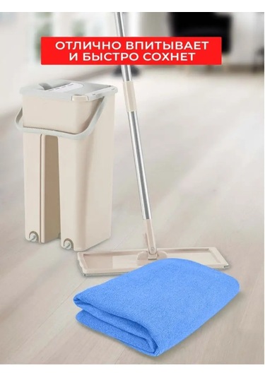 Oxhause Mikrofiber Yer Temizleme Bezi, Temizlik Peçeteleri 148827671 Gri-mavi